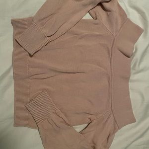 Off The Shoulder Knit Sweater